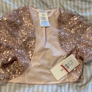 David’s Bridal size Large Shrug NWT